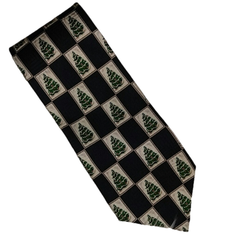 Robert Stock Christmas Tree Vintage Tie 57"